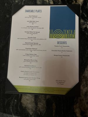 Menu photo 2 10th & Terrace Raleigh, NC