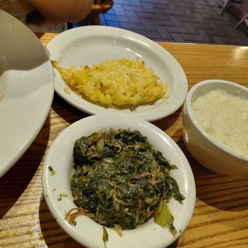 Cracker Barrel Old Country Store - Coarse Ground Grits and Fried Okra and Hash Browns - American Near Me - Fort Wayne, Indiana Cracker Barrel Old Country Store - Coarse Ground Grits and Fried Okra and Hash Browns - American Near Me - Fort Wayne, Indiana