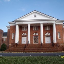 Inman First Baptist Church - The front of the Church's sanctuary.