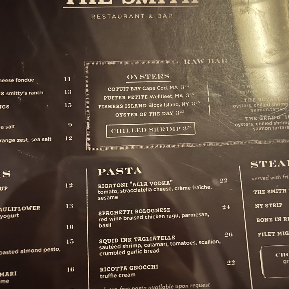 The Smith - Menu - New American Near Me - Washington, DC, District of Columbia The Smith - Menu - New American Near Me - Washington, DC, District of Columbia