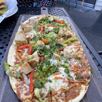 Pub 819 - Thai Thai Peanut Chicken Flatbread - Cocktail Bars Near Me - Hopkins, Minnesota Pub 819 - Thai Thai Peanut Chicken Flatbread - Cocktail Bars Near Me - Hopkins, Minnesota