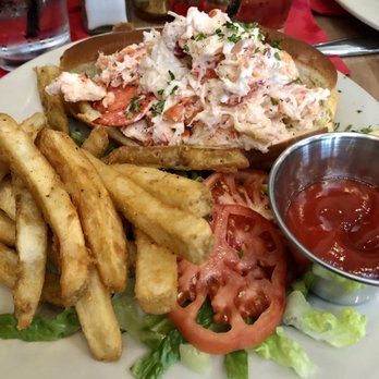 Black Water Grill - Lobster Roll with French Fries. - American Near Me - Salem, New Hampshire Black Water Grill - Lobster Roll with French Fries. - American Near Me - Salem, New Hampshire