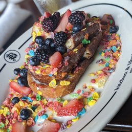 Fruity Pebbles French Toast