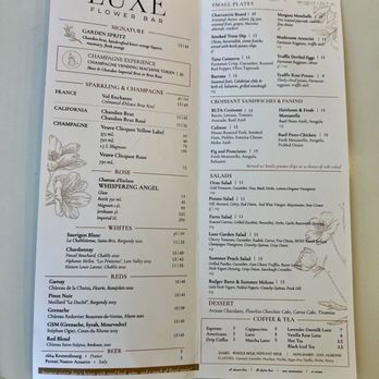 Luxe Flower Bar - The Menu - Coffee & Tea Near Me - Morgan Hill, California Luxe Flower Bar - The Menu - Coffee & Tea Near Me - Morgan Hill, California