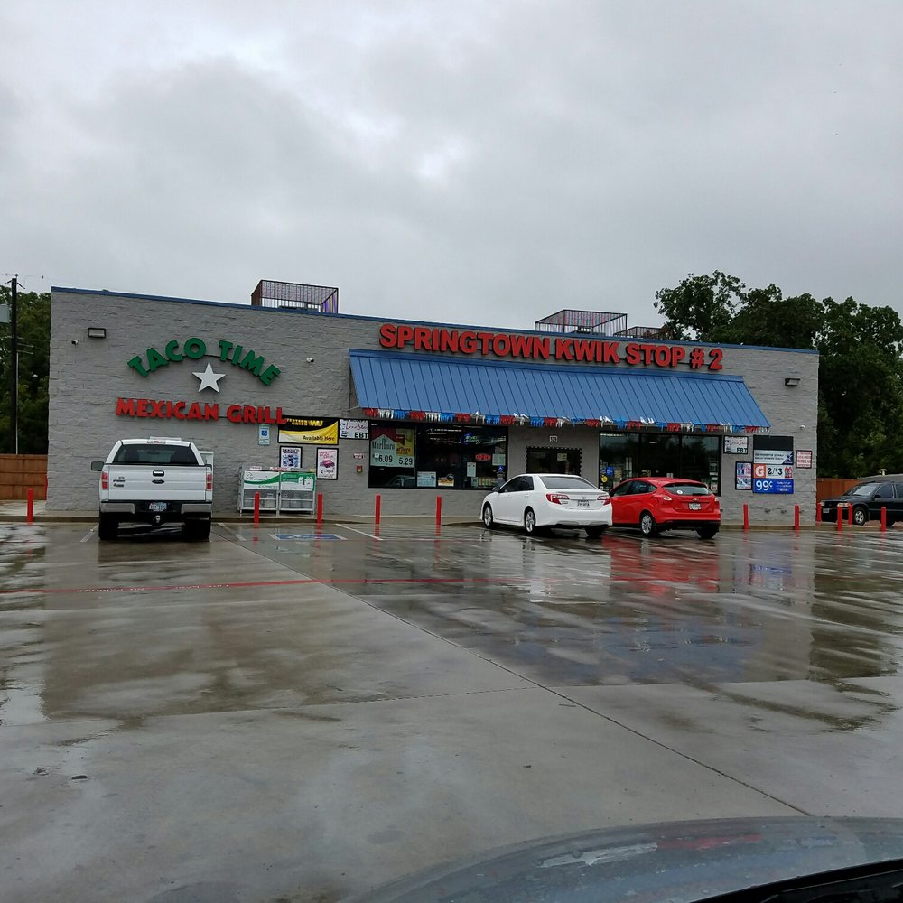 Taco Time Mexican Grill - cars parked outside - Gas Stations Near Me - Springtown, Texas