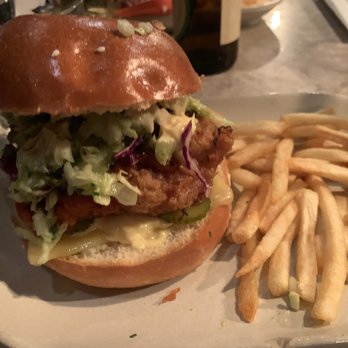 Bread & Bone Wood Grill - Fried chicken sandwich - American Near Me - Adelaide, SA