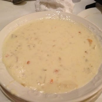 Parker's Restaurant - Huge bowl of NE Clam chowder - New American Near Me - Boston, Massachusetts