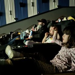 GTC Mountain Cinemas - Look how rooomy those seats are.  And it was clean!
