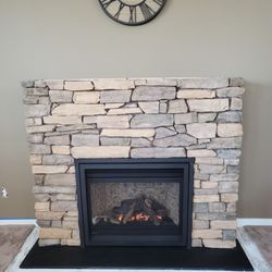 San Bernardino Fireplace & Woodstove Specialties - Cozy finish. (Note: I'll update once our custom mantle is installed).