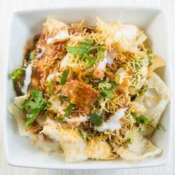 Rajbhog Café - Chaats - Papri Chaat also known as Indian Street Food
