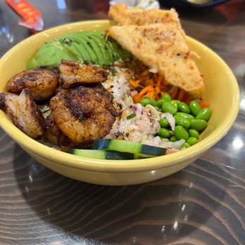 Neptunes Taphouse and Eatery - Veggie bowl with shrimp - American Near Me - Livingston, Montana Neptunes Taphouse and Eatery - Veggie bowl with shrimp - American Near Me - Livingston, Montana