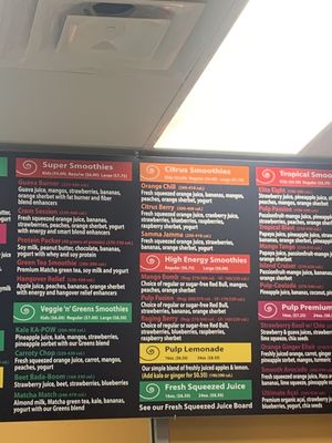Menu photo 2 Pulp Juice And Smoothie Bar Middleburg Heights, OH