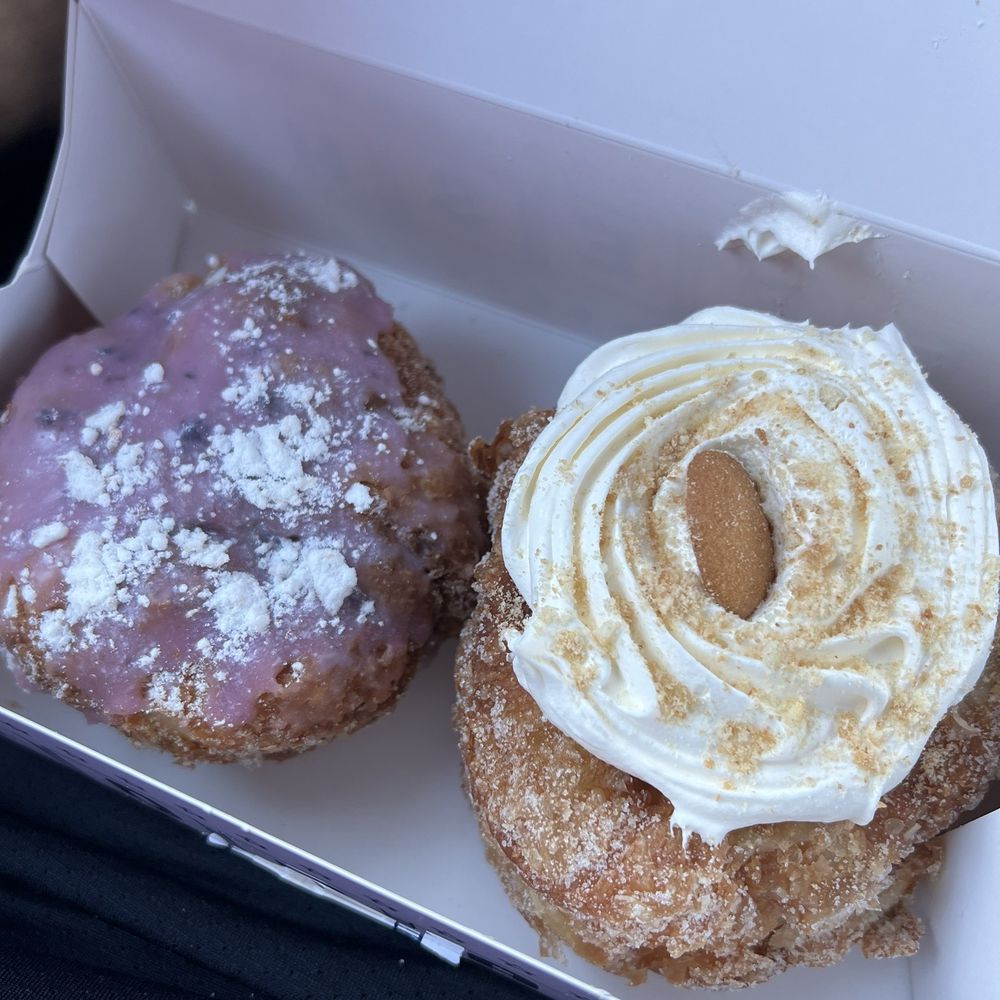 Parlor Doughnuts - Banana cream and blueberry - Donuts Near Me - St. Augustine, Florida Parlor Doughnuts - Banana cream and blueberry - Donuts Near Me - St. Augustine, Florida
