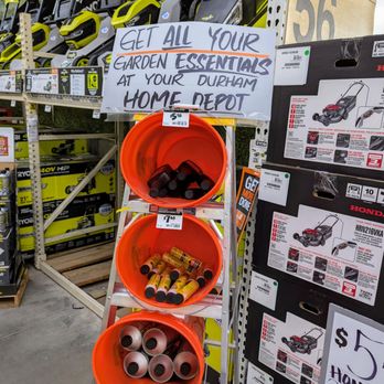The Home Depot - Get all your garden essentials at your Durham Home Depot. 3701 Mt Moriah Rd. - Nurseries & Gardening Near Me - Durham, North Carolina The Home Depot - Get all your garden essentials at your Durham Home Depot. 3701 Mt Moriah Rd. - Nurseries & Gardening Near Me - Durham, North Carolina