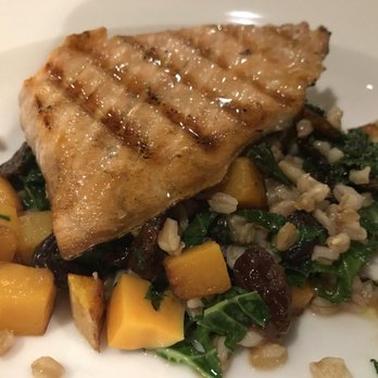 Pastaria - Salmon with butternut squash and cherries - Italian Near Me - Nashville, Tennessee