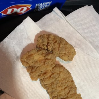 Dairy Queen Grill & Chill - One small tender versus another even smaller. Complete rip off!! - Ice Cream & Frozen Yogurt Near Me - Metter, Georgia
