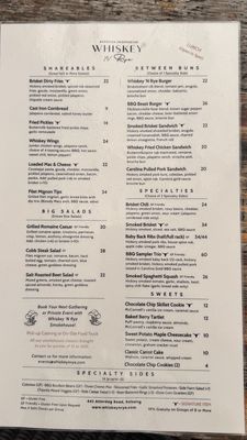Menu photo 8 Whiskey 'N Rye Smokehouse Solvang, CA