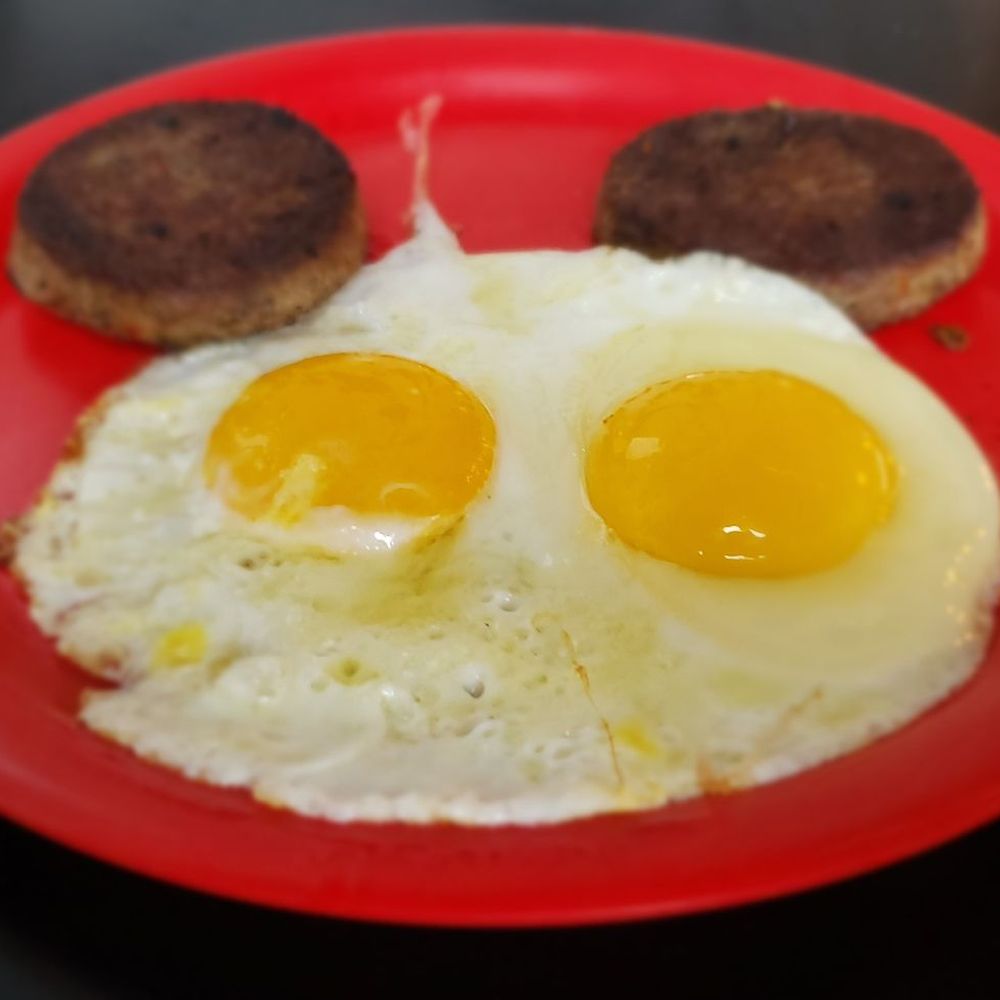 Double D Diner - Look at all the undercooked white slime eggs more so on the right egg, a first for me. - Diners Near Me - Davenport, Iowa Double D Diner - Look at all the undercooked white slime eggs more so on the right egg, a first for me. - Diners Near Me - Davenport, Iowa