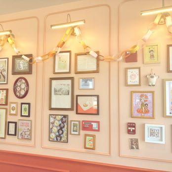 Moonbridge Doughnut Studio - Wall of pictures - Donuts Near Me - Long Beach, California