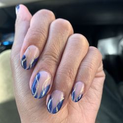 Phenix Rancho Palos Verdes - Love the velvet blue. Noriko was able to match the color of the dress I was going to wear as a wedding guest.