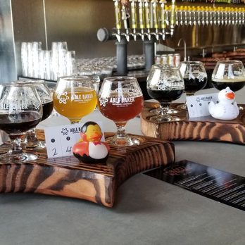Able Baker Brewing - Taste flights of 4 beers - Brewpubs Near Me - Las Vegas, Nevada