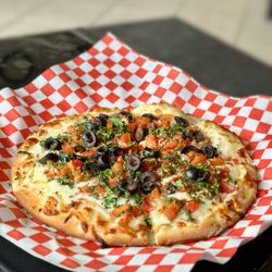 Sipan Bakery - Breakfast Pizza w/Basterma & Soujouk - excellent. *had an order to go with added meats...recommended!