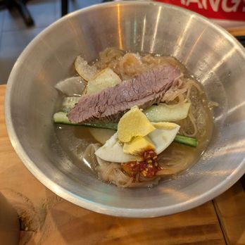 Noona Noodles - Cold noodles with sliced brisket - Noodles Near Me - New York, New York