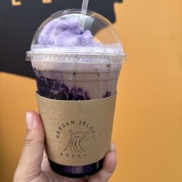 Ube Cream with lavender.
