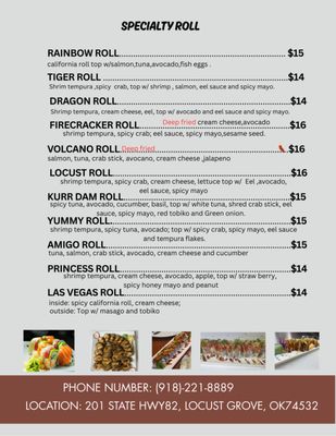 Menu photo 8 MPK Oriental Cuisine Locust Grove, OK