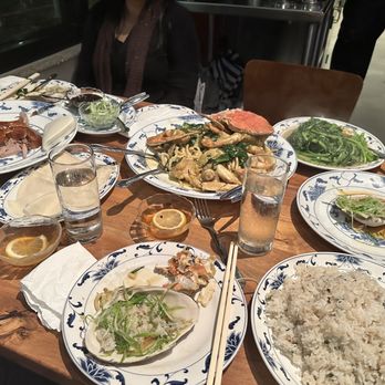 Great China - Our dinner spread - Chinese Near Me - Berkeley, California