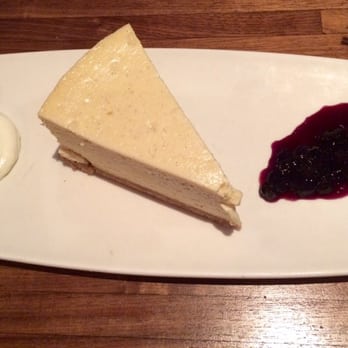Cut 432 - The creamiest cheesecake ever with a blackberry compote & Fresh whip...amazing dinner : ) - Steakhouses Near Me - Delray Beach, Florida