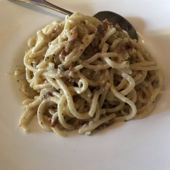 Carmelina's - Spaghetti Carbonara - fresh pasta, craving carbonara today. Peppery, crunchy sulmona. Delicious , pasta was soft. - Italian Near Me - Boston, Massachusetts Carmelina's - Spaghetti Carbonara - fresh pasta, craving carbonara today. Peppery, crunchy sulmona. Delicious , pasta was soft. - Italian Near Me - Boston, Massachusetts