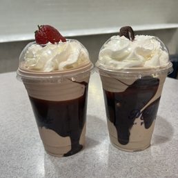 Chocolate dipped strawberry and Cookie Dough Fudge Chocolate dipped strawberry and Cookie Dough Fudge