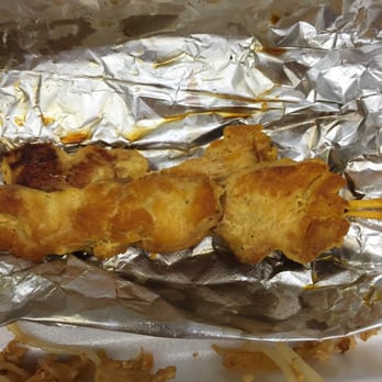 Thai Top Ten - The chicken is greasy (look at the foil) but super dry - Thai Near Me - Richmond, Virginia Thai Top Ten - The chicken is greasy (look at the foil) but super dry - Thai Near Me - Richmond, Virginia