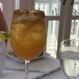 Homemade cider sangria - OMG  taste just like Apple crisp as it does have a cinnamon stick