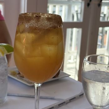 Hudson House River Inn - Homemade cider sangria - OMG  taste just like Apple crisp as it does have a cinnamon stick - Bed & Breakfast Near Me - Cold Spring, New York