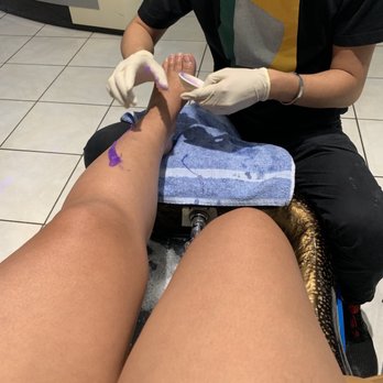 Mimi Nails Salon - Sugar scrub lavender - Nail Salons Near Me - Aiea, Hawaii