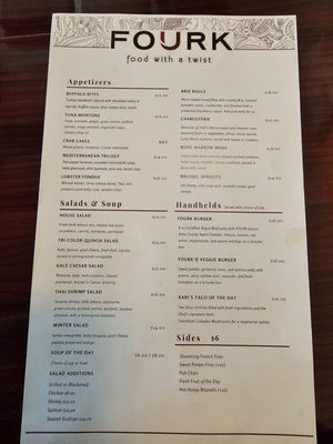 Menu photo 1 Fourk Hickory, NC