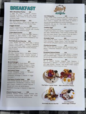 Menu photo 2 Mia's Cafe Signal Hill, CA Menu photo 2 Mia's Cafe Signal Hill, CA