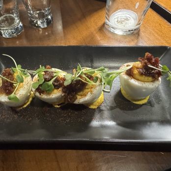 Flying Bull Restaurant & Brewery - Deviled Eggs - Burgers Near Me - Durham, North Carolina Flying Bull Restaurant & Brewery - Deviled Eggs - Burgers Near Me - Durham, North Carolina