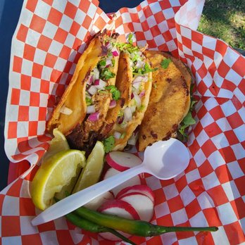Birria El Tapatio - Tacos dorados queso tacos ( mostly cheese onions and cilantros) - Food Trucks Near Me - Garden Grove, California
