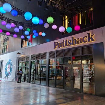 The Interlock - Outside Puttshack at The Interlock. Storefront. - Shared Office Spaces Near Me - Atlanta, Georgia