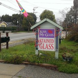 Kiss My Glass Stained Glass-Glass Beads - Perfect for Valentines Day