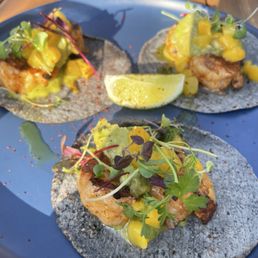 Gulf shrimp tacos