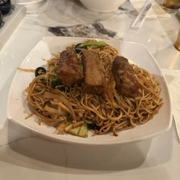 Braised Pork Ribs Fried Noodles
