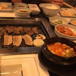 Restaurant Gaya - Very good taste of spicy beef and tofu with seafood!