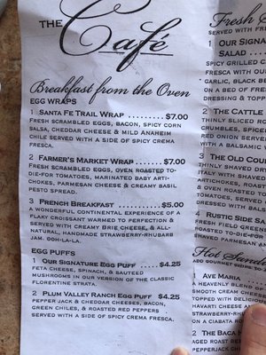 Menu photo 2 The Café Trinidad, CO