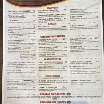 Die Bierstube Restaurant - Menu - Cocktail Bars Near Me - Brea, California Die Bierstube Restaurant - Menu - Cocktail Bars Near Me - Brea, California