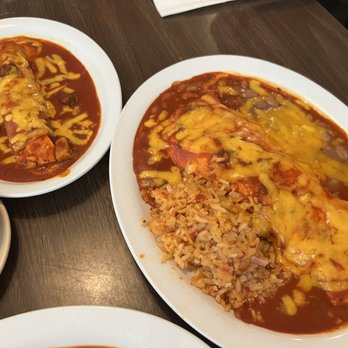 Padilla's Mexican Kitchen - Meat Burrito and one meat and cheese Enchilada - New Mexican Cuisine Near Me - Albuquerque, New Mexico Padilla's Mexican Kitchen - Meat Burrito and one meat and cheese Enchilada - New Mexican Cuisine Near Me - Albuquerque, New Mexico