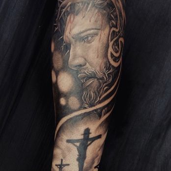 Flow Gangsta Tattoo - Jesus Christ tattoo - Tattoo Near Me - Bronx, New York Flow Gangsta Tattoo - Jesus Christ tattoo - Tattoo Near Me - Bronx, New York